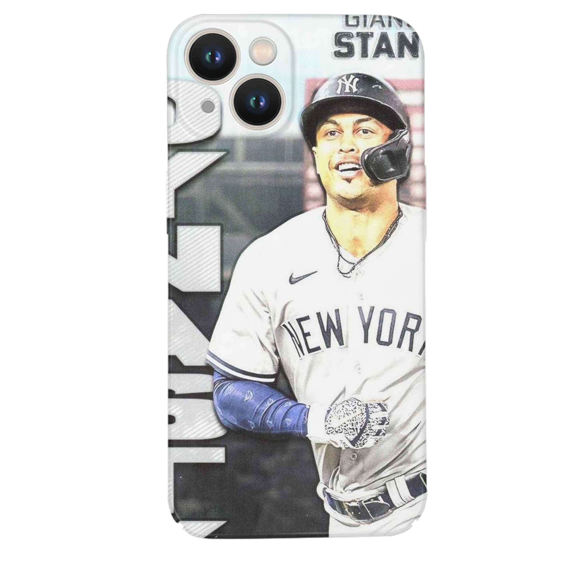 Giancarlo Stanton 21 IPhone 14 Series Full-Cover Hard Case – Shockproof With Raised Camera Protection – Precise Cutouts, Wireless Charging Compatible – Durable, Anti-Yellowing, Easy To Clean